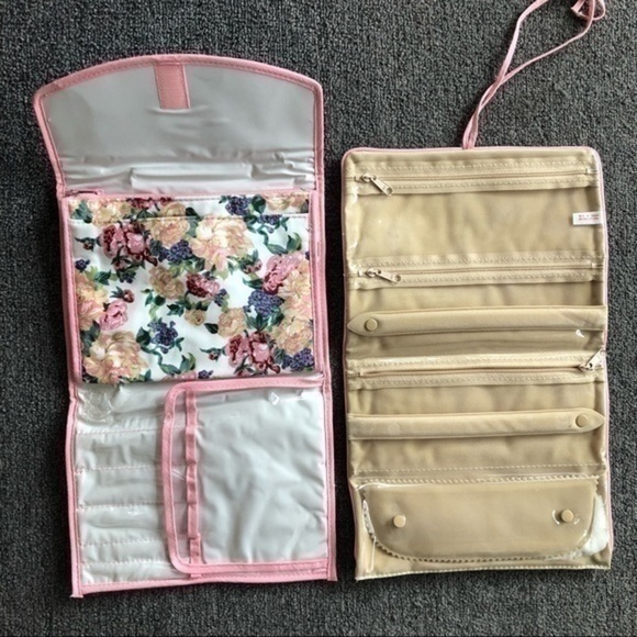 Cosmetic and jewelry travel storage bag set - Picture 4 of 8